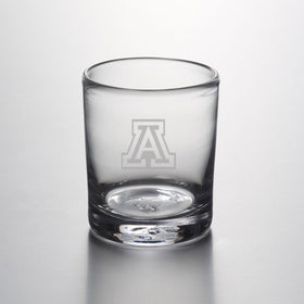 University of University of Arizona Double Old Fashioned Glass by Simon Pearce Shot #1