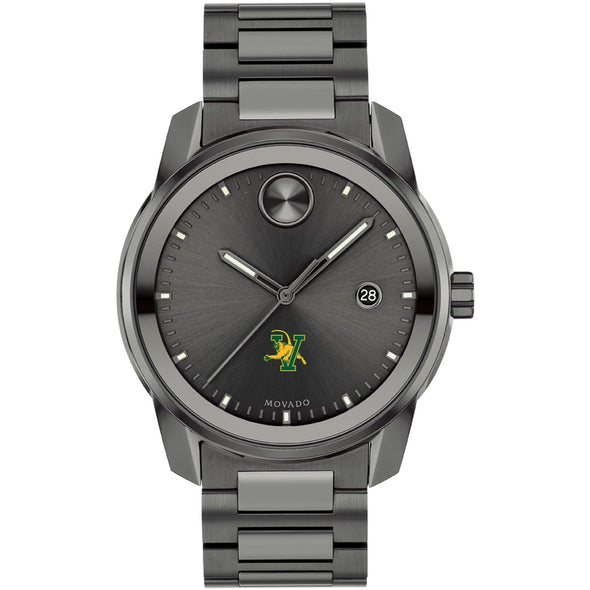 University of Vermont Men's Movado BOLD Gunmetal Grey with Date Window Shot #2