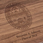 University of Vermont Solid Walnut Desk Box Shot #3