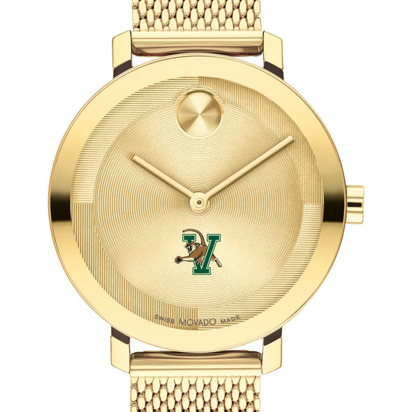 University of Vermont Women's Movado Bold Gold with Mesh Bracelet Shot #1