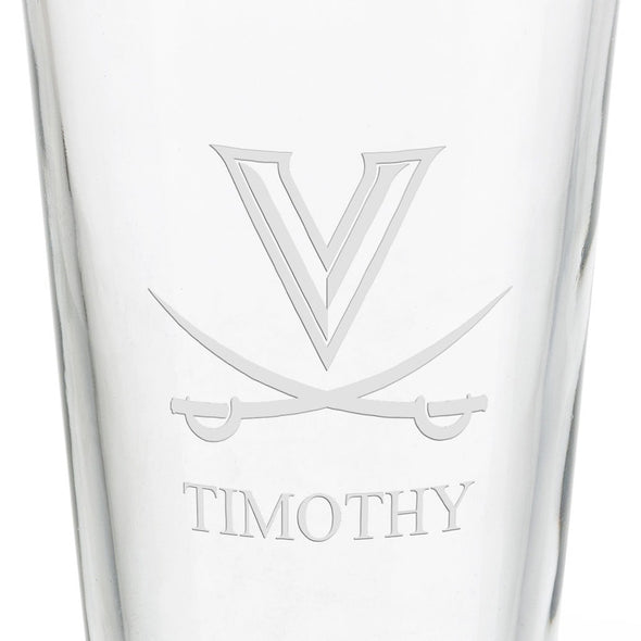 University of Virginia 16 oz Pint Glass- Set of 4 Shot #3