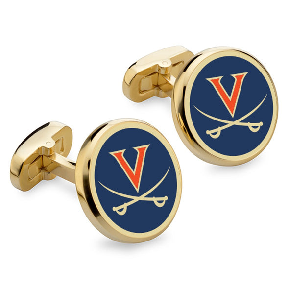 University of Virginia Enamel Cufflinks Shot #1