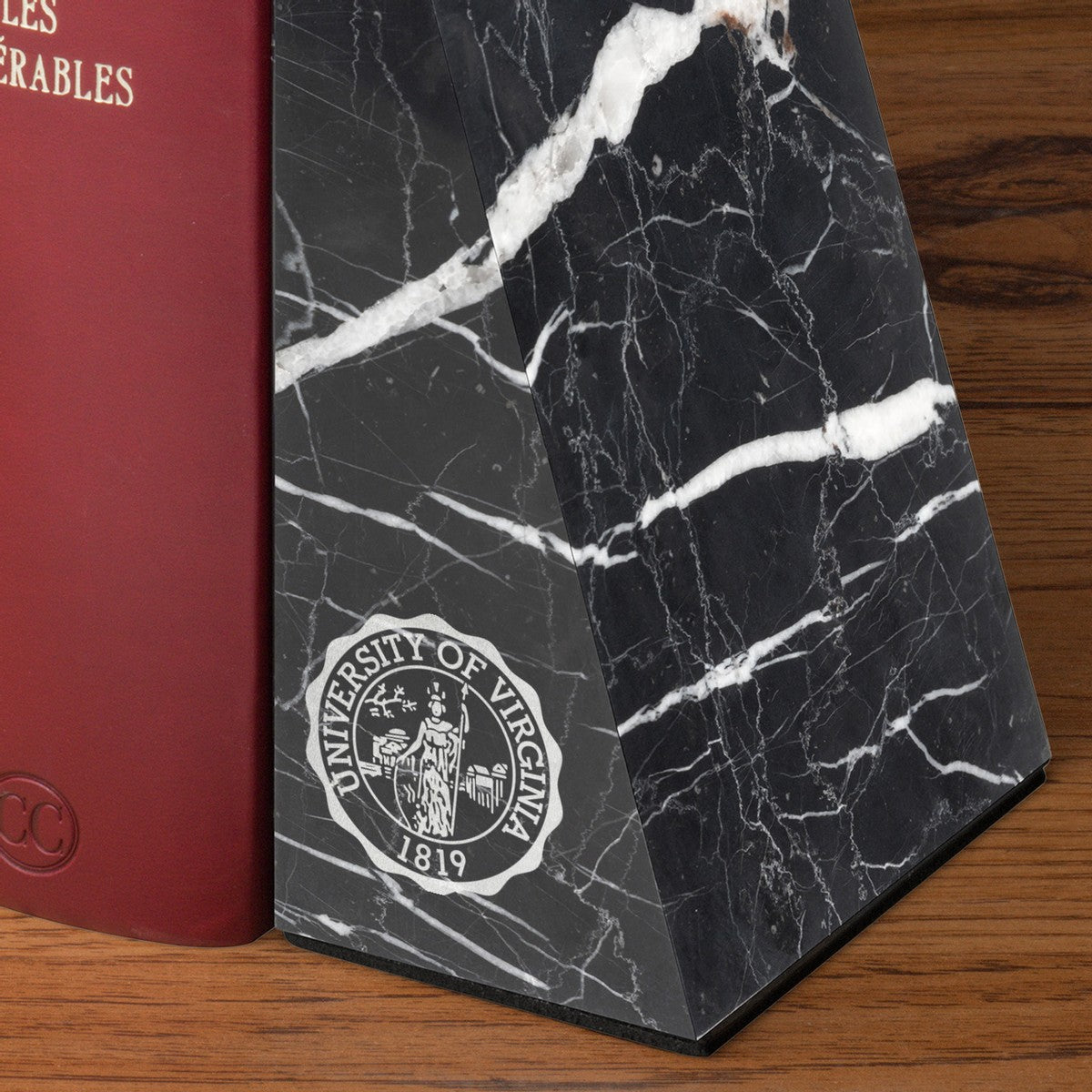 University of Virginia Marble Bookends | M.LaHart & Co.