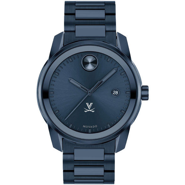 University of Virginia Men&#39;s Movado BOLD Blue Ion with Date Window Shot #2