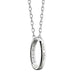 University of Virginia Monica Rich Kosann "Carpe Diem" Poesy Ring Necklace in Silver