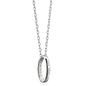 University of Virginia Monica Rich Kosann "Carpe Diem" Poesy Ring Necklace in Silver Shot #2
