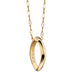 University of Virginia Monica Rich Kosann Poesy Ring Necklace in Gold