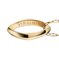 University of Virginia Monica Rich Kosann Poesy Ring Necklace in Gold Shot #3
