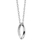University of Virginia Monica Rich Kosann Poesy Ring Necklace in Silver Shot #1