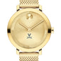 University of Virginia Women's Movado Bold Gold with Mesh Bracelet Shot #1
