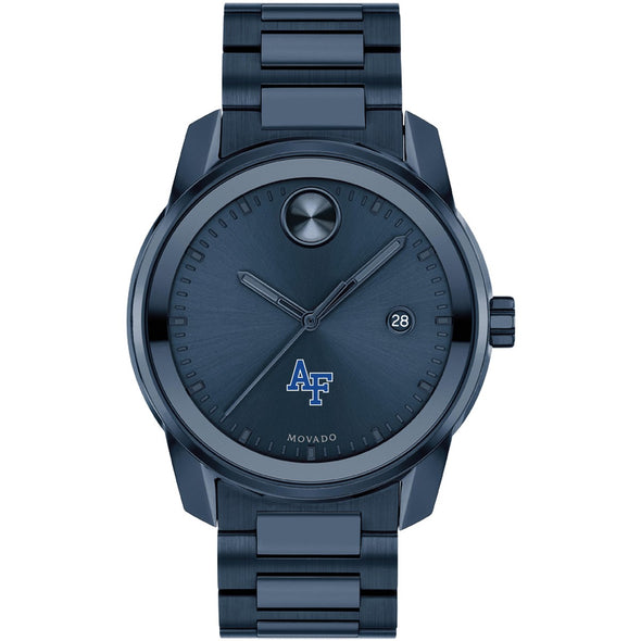 US Air Force Academy Men&#39;s Movado BOLD Blue Ion with Date Window Shot #2