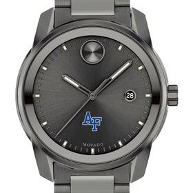 US Air Force Academy Men&#39;s Movado BOLD Gunmetal Grey with Date Window Shot #1