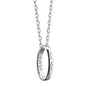 US Air Force Academy Monica Rich Kosann "Carpe Diem" Poesy Ring Necklace in Silver Shot #1