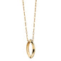 US Air Force Academy Monica Rich Kosann Poesy Ring Necklace in Gold Shot #2