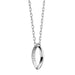 US Air Force Academy Monica Rich Kosann Poesy Ring Necklace in Silver