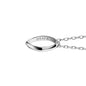 US Air Force Academy Monica Rich Kosann Poesy Ring Necklace in Silver Shot #3