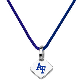 US Air Force Academy Silk Necklace with Charm Shot #1