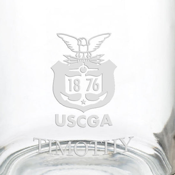 US Coast Guard Academy 13 oz Glass Coffee Mug Shot #3