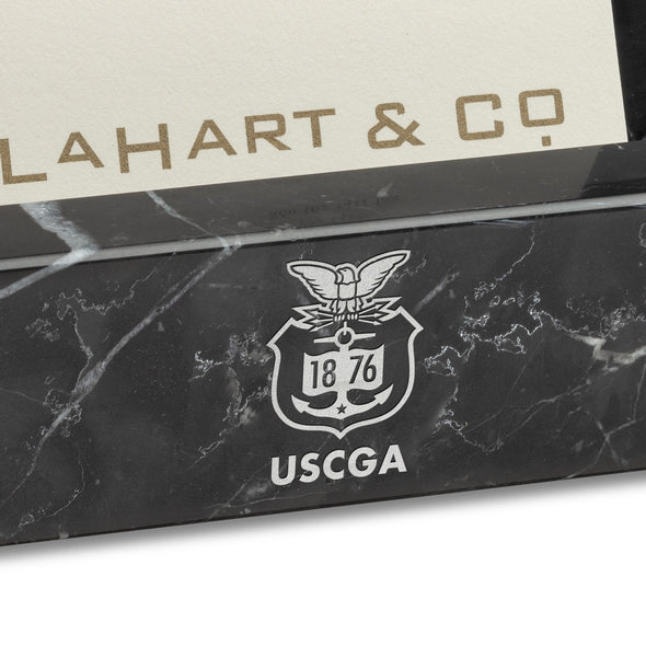 US Coast Guard Academy Marble Business Card Holder Shot #2