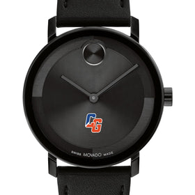US Coast Guard Academy Men&#39;s Movado BOLD with Black Leather Strap Shot #1