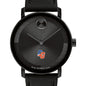 US Coast Guard Academy Men's Movado BOLD with Black Leather Strap Shot #1
