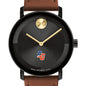 US Coast Guard Academy Men's Movado BOLD with Cognac Leather Strap Shot #1