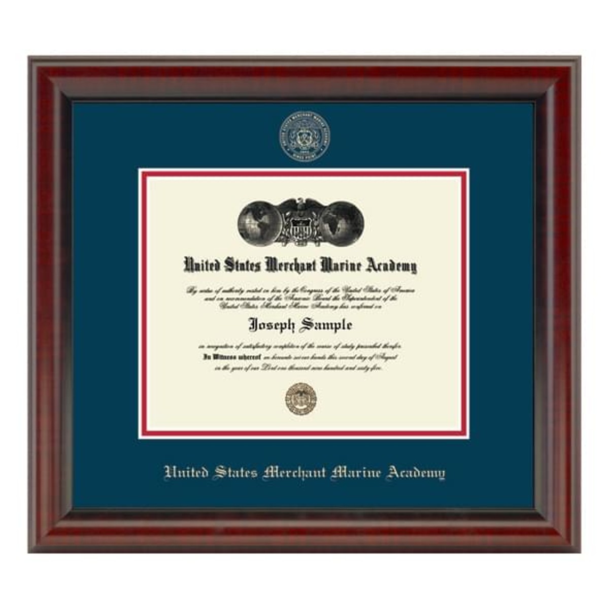 USMMA Diploma Frame - Fidelitas | M.LaHart & Co.