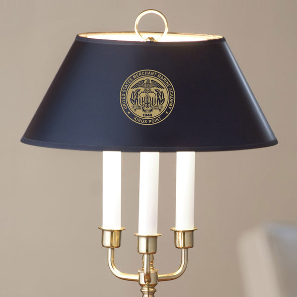 US Merchant Marine Academy Lamp in Brass &amp; Marble Shot #2