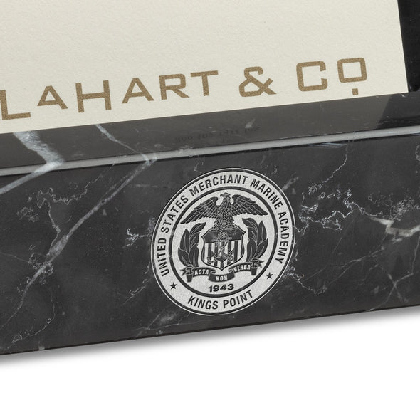 US Merchant Marine Academy Marble Business Card Holder Shot #2