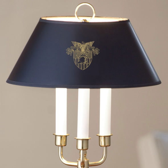 US Military Academy Lamp in Brass &amp; Marble Shot #2