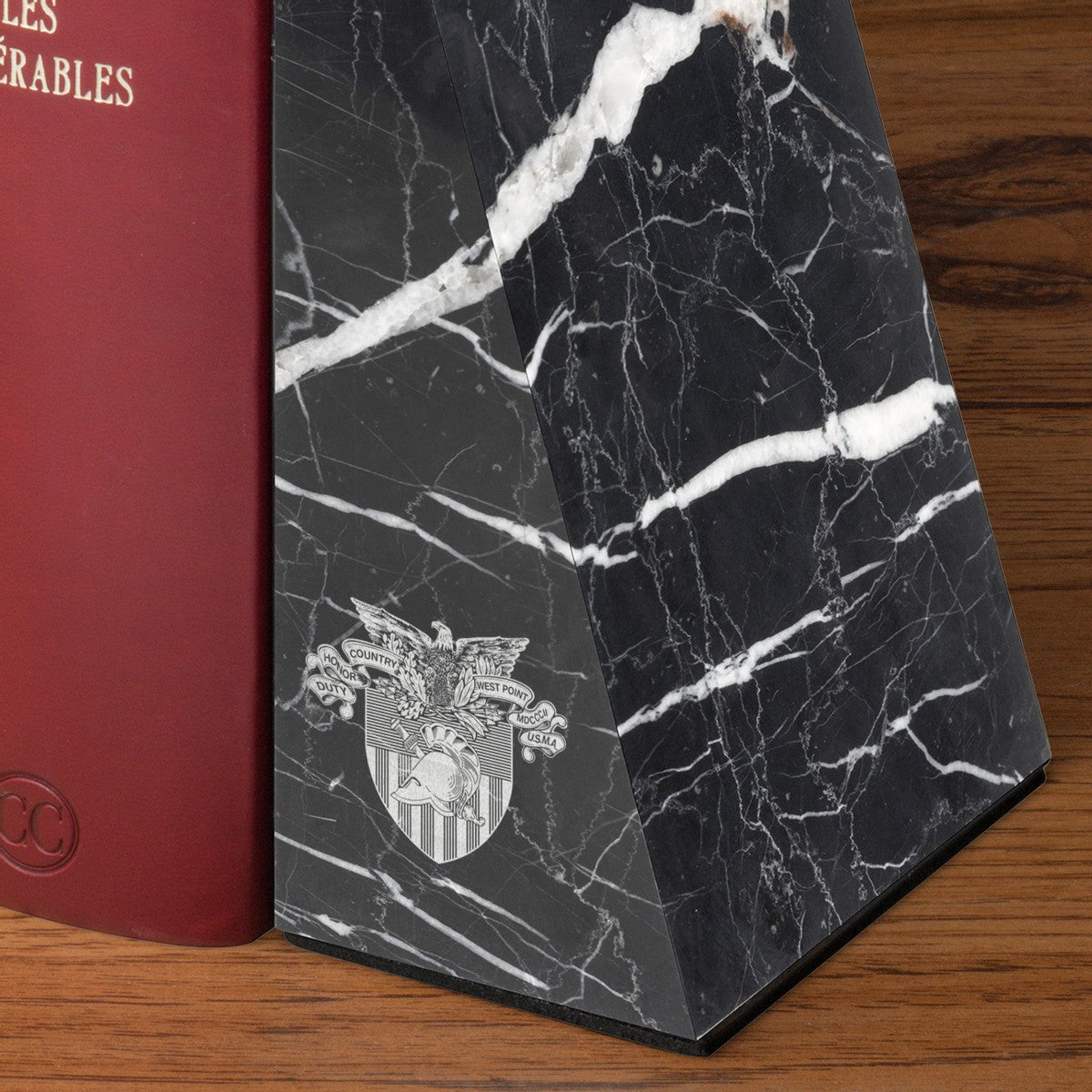 US Military Academy Marble Bookends | M.LaHart & Co.