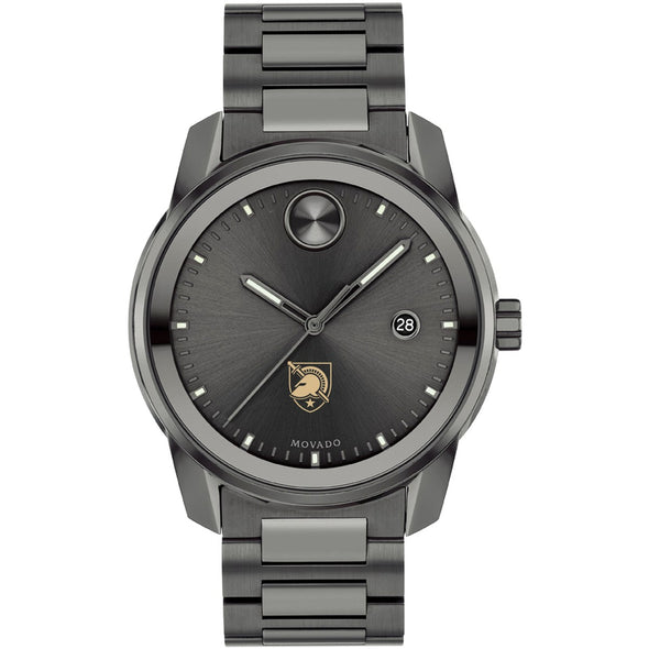 US Military Academy Men's Movado BOLD Gunmetal Grey with Date Window Shot #2