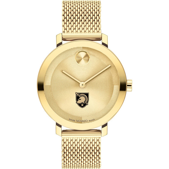 US Military Academy Women&#39;s Movado Bold Gold with Mesh Bracelet Shot #2