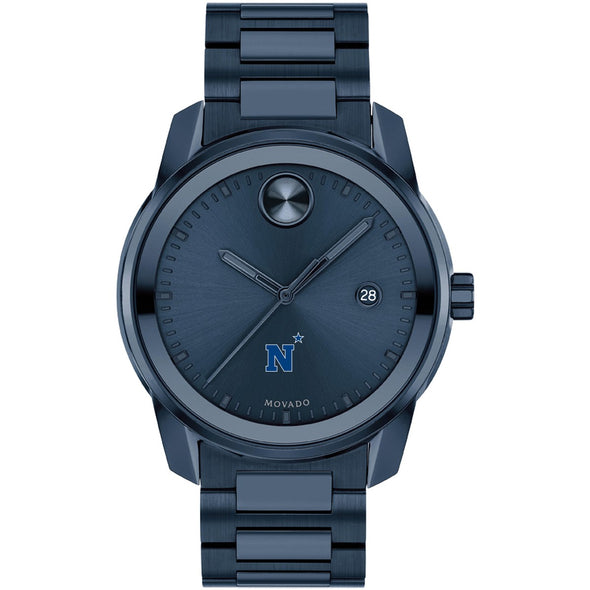 US Naval Academy Men's Movado BOLD Blue Ion with Date Window Shot #2