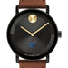 US Naval Academy Men's Movado BOLD with Cognac Leather Strap