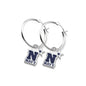 US Naval Academy Sterling Silver Earrings Shot #1
