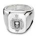 US Naval Academy Sterling Silver Rectangular Cushion Ring