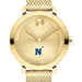 US Naval Academy Women's Movado Bold Gold with Mesh Bracelet