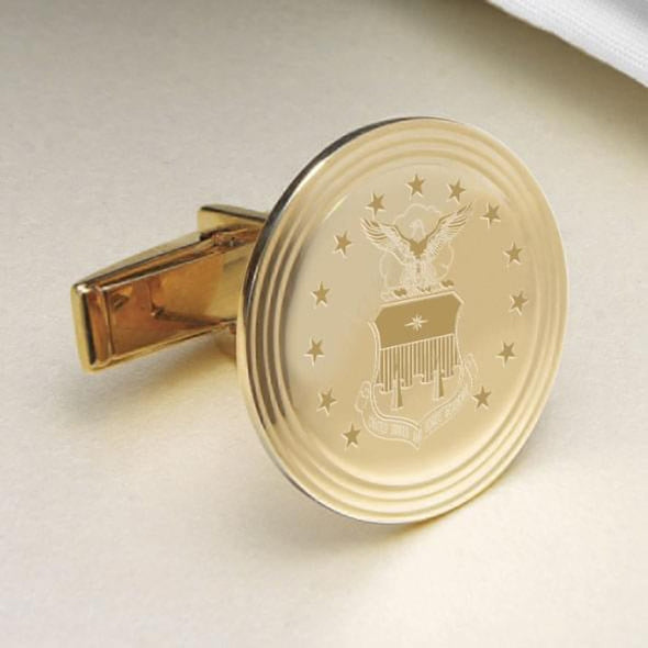 USAFA 14K Gold Cufflinks Shot #2