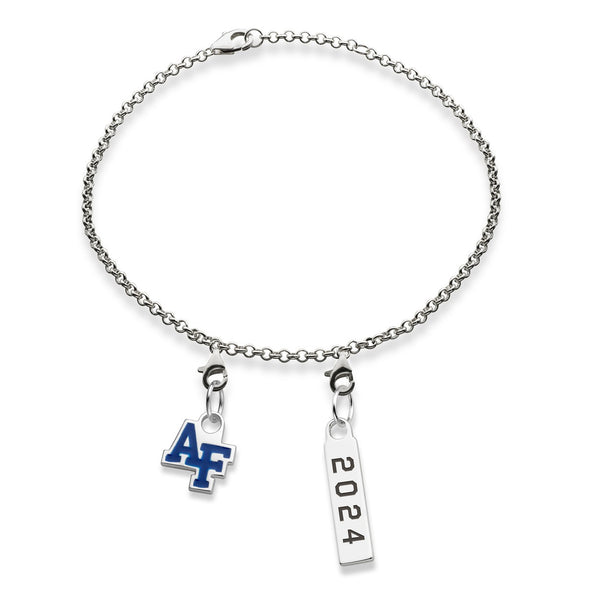 USAFA Class Year Sterling Silver Bracelet Shot #3