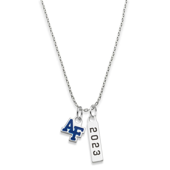 USAFA Class Year Sterling Silver Necklace Shot #4