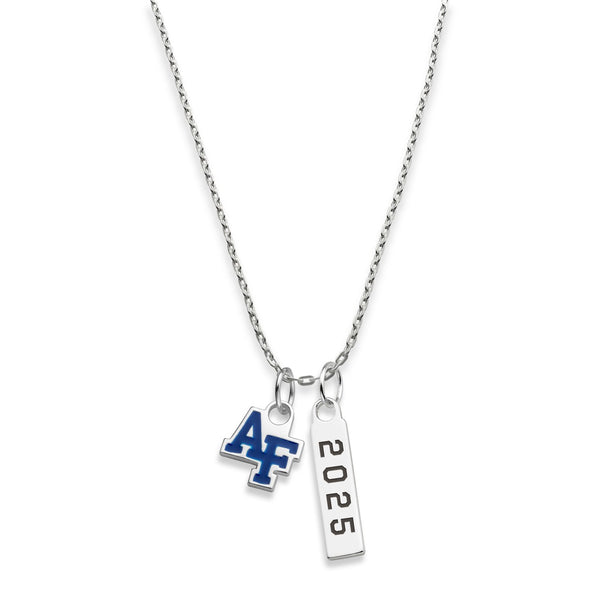 USAFA Class Year Sterling Silver Necklace Shot #2