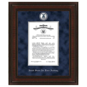 USAFA Excelsior Commission Certificate Frame Shot #1