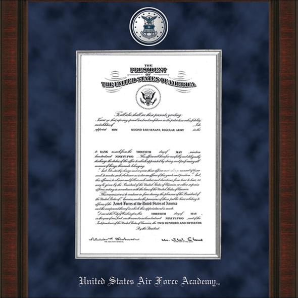 USAFA Excelsior Commission Certificate Frame Shot #2