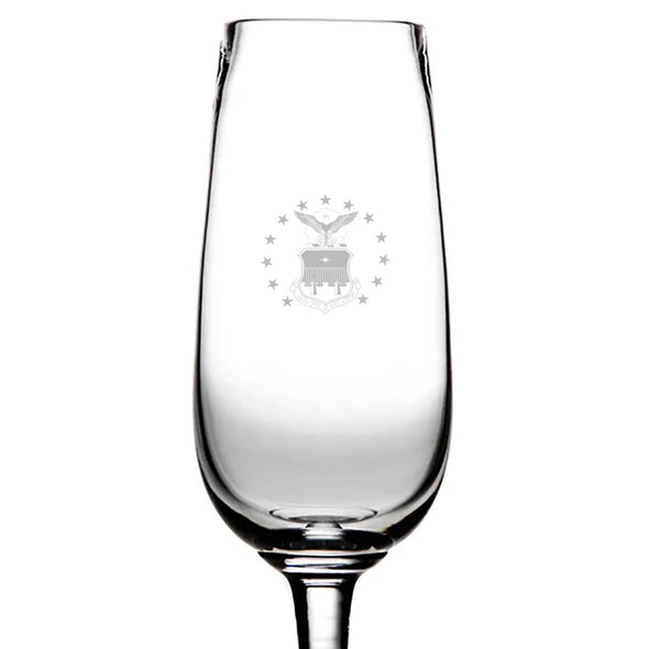 USAFA Flute Glasses by Simon Pearce Shot #2