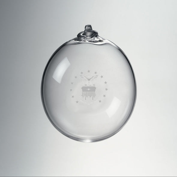 USAFA Glass Ornament by Simon Pearce Shot #1