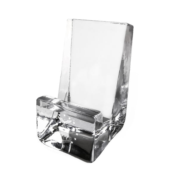 USAFA Glass Phone Holder by Simon Pearce Shot #2