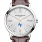USAFA Men's Baume et Mercier 42mm Classima Watch with Silver Dial & Brown Leather Strap Shot #1