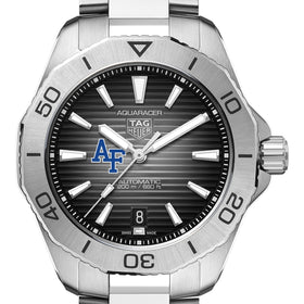 USAFA Men's TAG Heuer Steel Automatic Aquaracer with Black Dial Shot #1