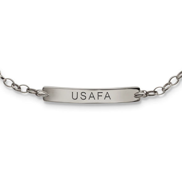USAFA Monica Rich Kosann Petite Poesy Bracelet in Silver Shot #2